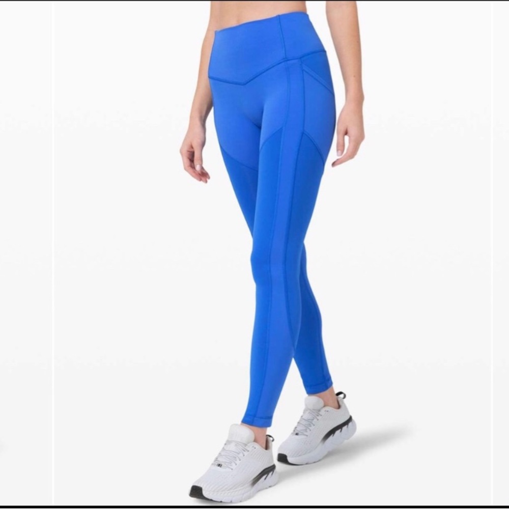 Lululemon Wild Bluebell Leggings 28” Size 4 - Picture 6 of 11